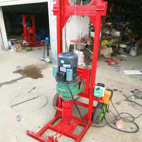 产销立架式电动家用打井机 农村打深水井设备 家庭室内钻井机
