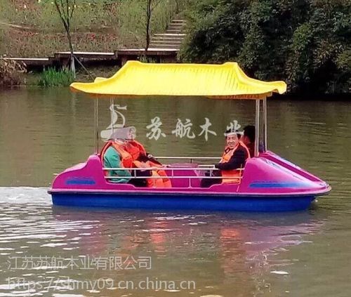 厂家直销玻璃钢水上三轮车/定制脚踏船/游乐园水上设施/快艇