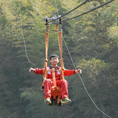 历奇探险 溜索 滑索 空中绳索乐园 高空滑行 儿童索道