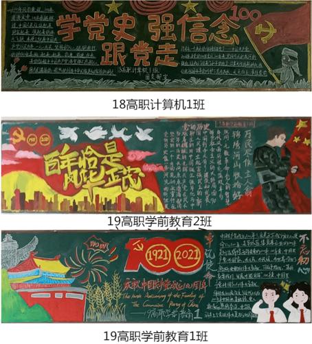 【学党史,强信念,跟党走】主题板报打造"阵地",让党史