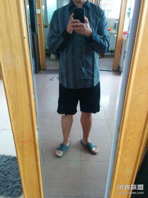 老公身高和公公都差不错,身高178体重150斤