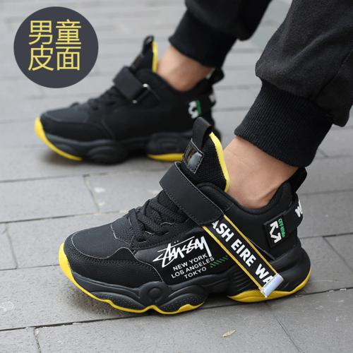 特价男童黑色运动鞋秋冬