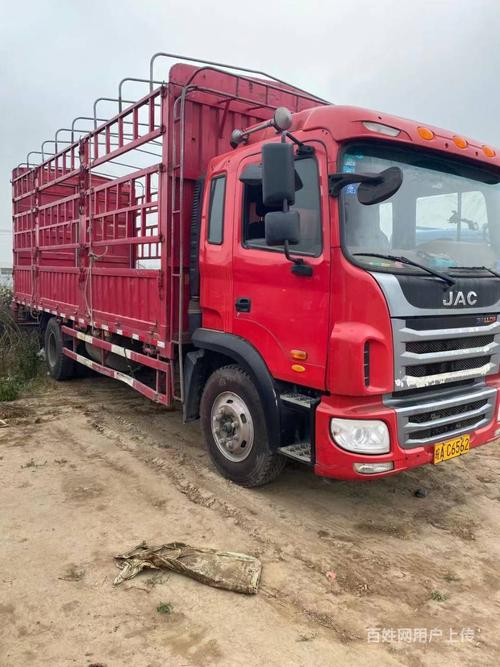 二手6.8米高栏载货车大黄牌 江淮格尔发载货车