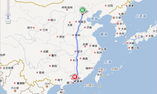 107国道全程线路图 免费版