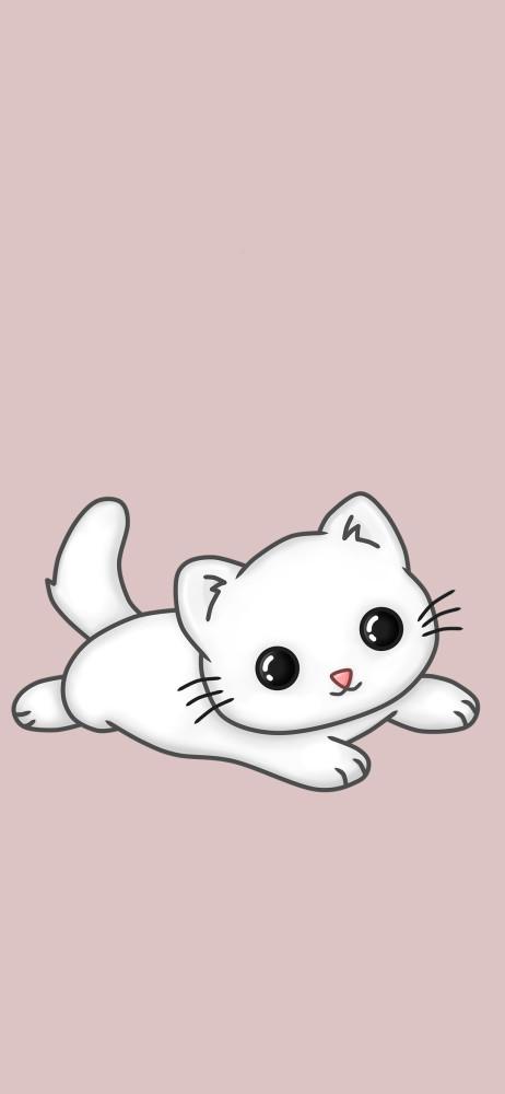 精美壁纸系列(一)|超萌的猫咪和卡通猫咪情侣配对壁纸