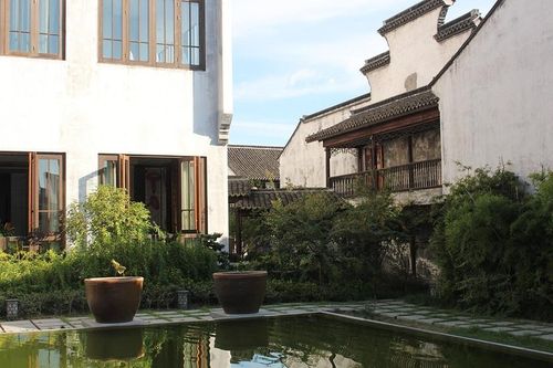 第二天早上才发现住的酒店非常有特色_嘉兴月河客栈"的评论图片