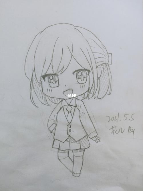 临摹q版漫画插画_临摹_漫画_插画_铅笔画_铅笔画临摹