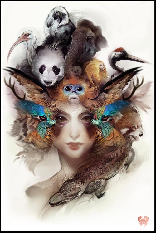 来自andrew jones的大师级的插画作品<wild life final x>.