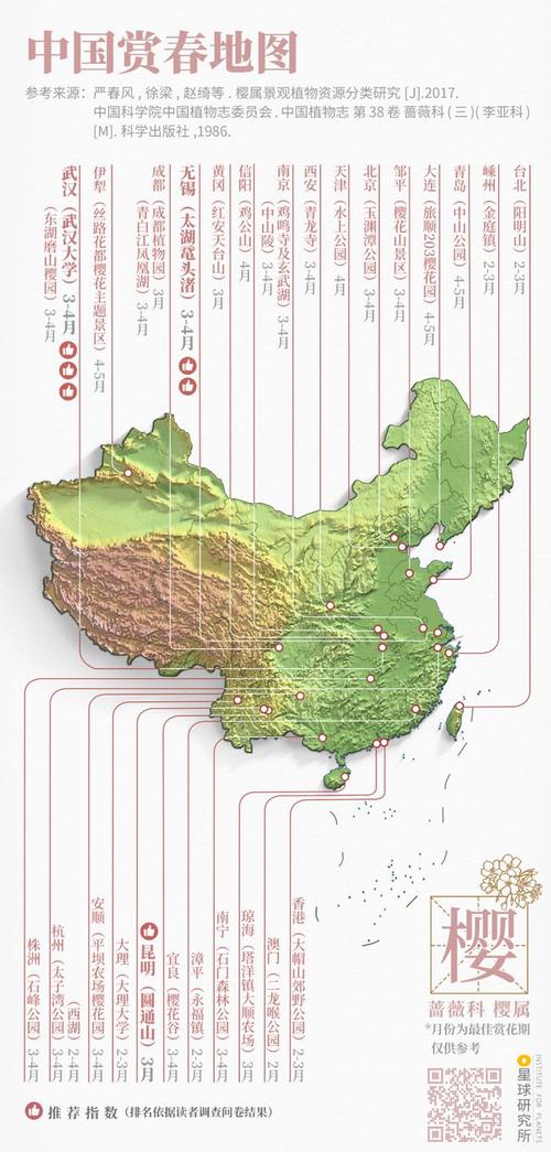 中国赏春地图|杜鹃|玉兰|杜鹃花|牡丹|海棠_网易
