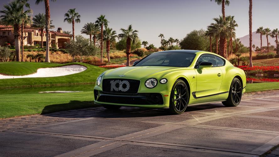 2021款绿色宾利欧陆gt pikes peak限量版壁纸