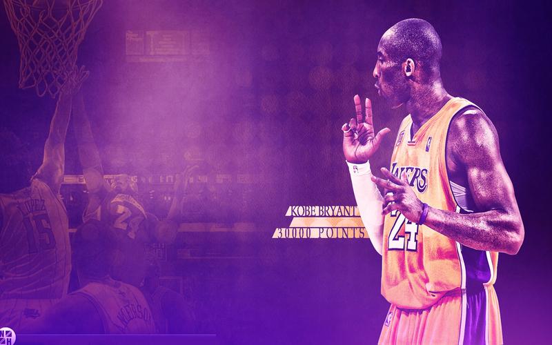 霸气科比经典壁纸_篮球界硬汉科比