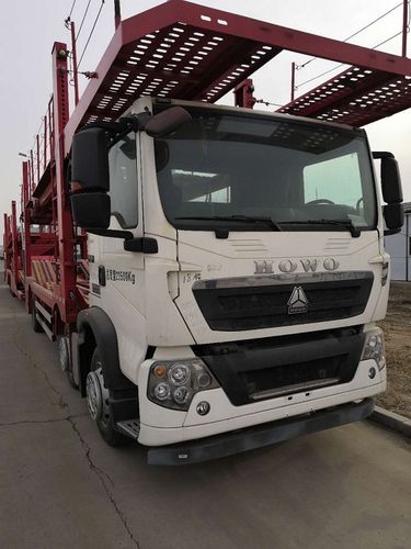 重汽豪沃t5g中置轴八位十位轿运车价格图片