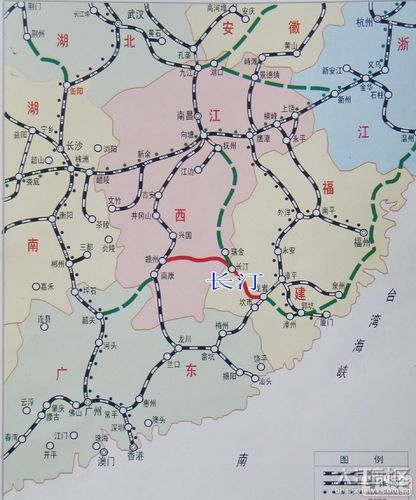 鹰梅铁路在百度百科编辑词条规划经瑞金北,长汀南,武平至梅州有图