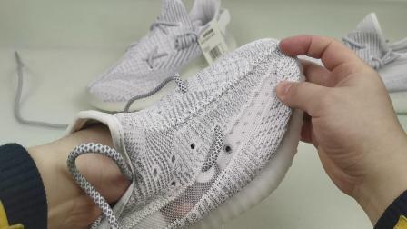 椰子kaws鞋带绑法教程,教你怎么给yeezy椰子350系得好看-生活-高清