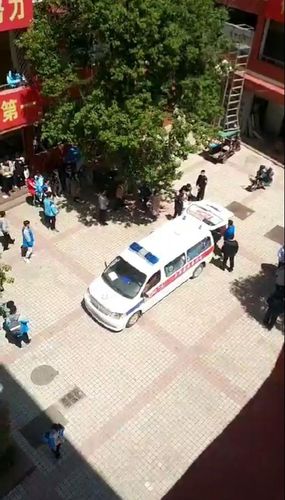 安徽一中学生坠楼 警方出警处理