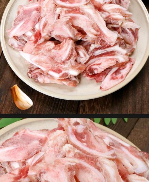 顺丰速运 新鲜脆骨猪软骨猪脆骨肉现杀猪软骨丝月牙骨