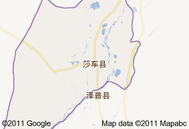 莎车县地图