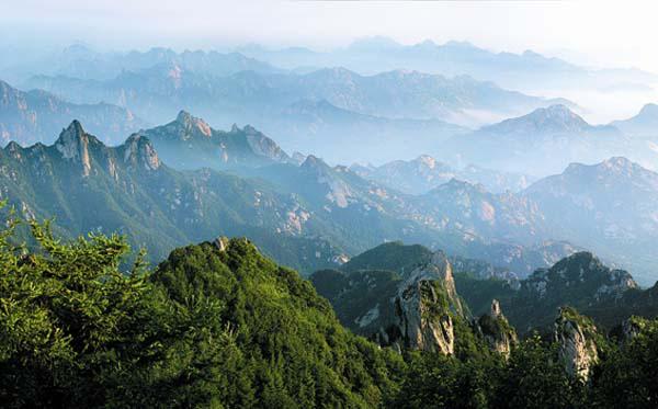 昆嵛山全景图