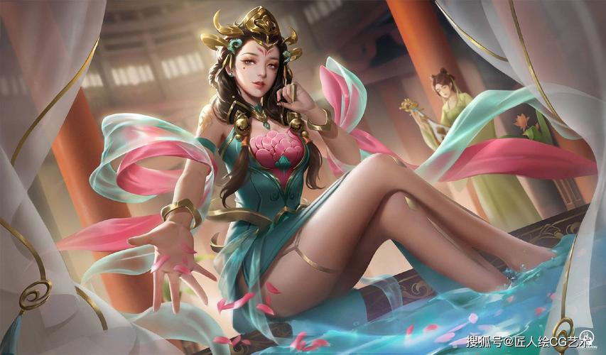 王者荣耀中杨玉环的霓裳风华皮肤返回搜狐,查看更多