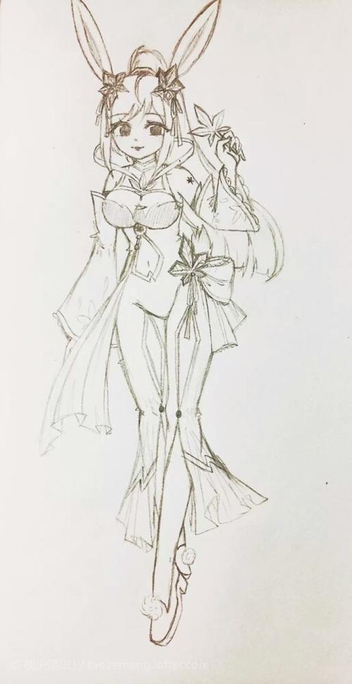 游戏人物简笔画图片,王者荣耀公孙离