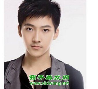 2015款男生中长碎发发型造型图_男士发型_西子美发网