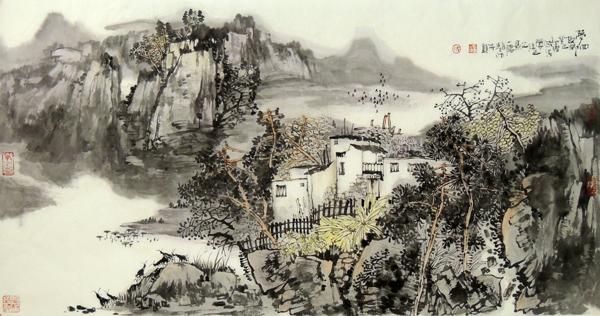 笔墨尽显山水的妙趣和淳朴浑厚——鉴长春山水画欣赏