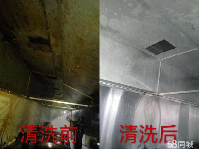 工厂 单位 饭店 学校食堂 大型油烟管油烟机清洗