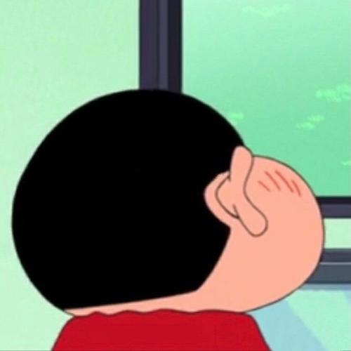 快 你们谁有蜡笔小新后脑勺侧脸吃东西鼓起腮帮子的图!