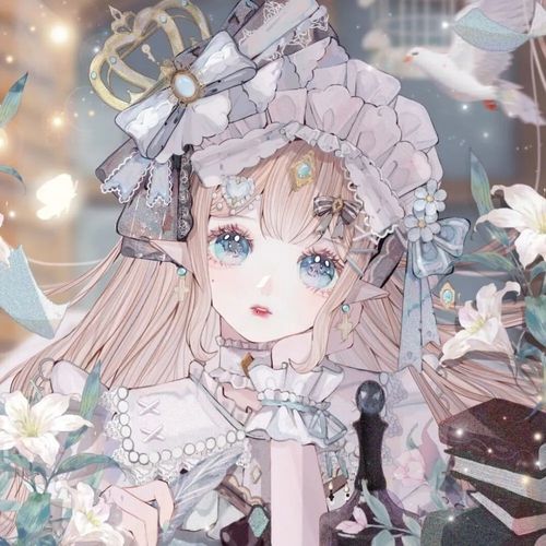 唯美仙气动漫女生头像