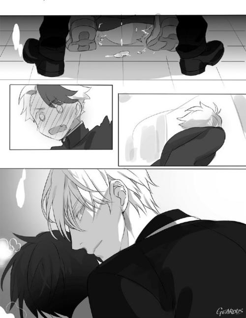 好紧张啊!被可爱的后辈看到了不得了的事情啦![twi:gearous]