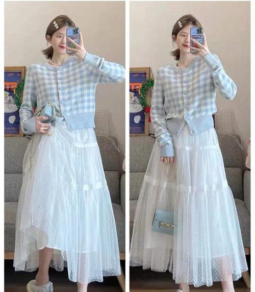 纯白色半身裙怎么搭配上衣好看