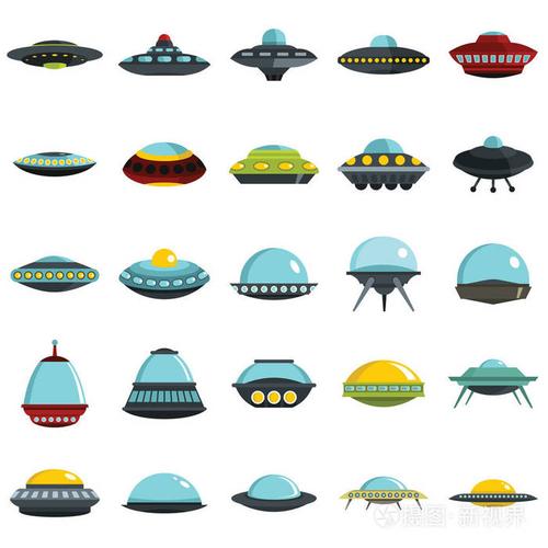 外星飞船, 航天器和不明飞行物矢量集