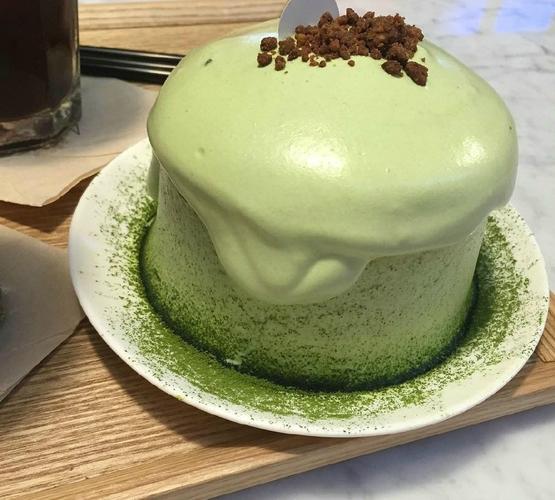 清新抹茶蛋糕