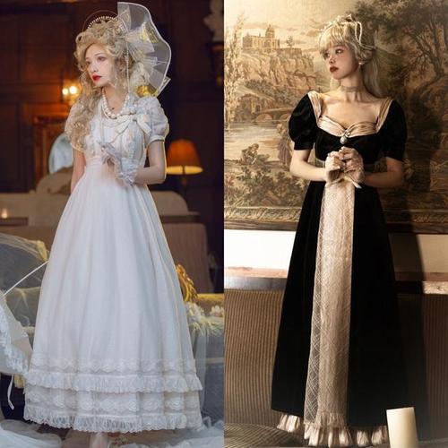 高个子lo娘适合哪种洛丽塔?试试"帝政风"长裙,端庄又优雅