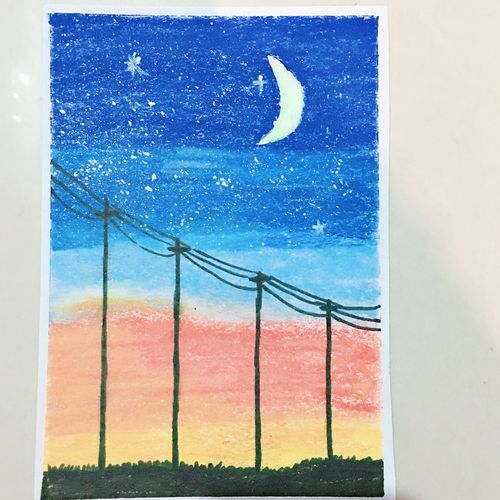 油画棒水彩新手