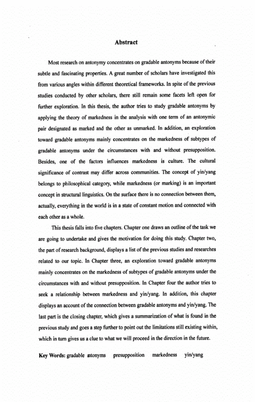 外国语言文学a study on the markedness of gradable antonyms.pdf