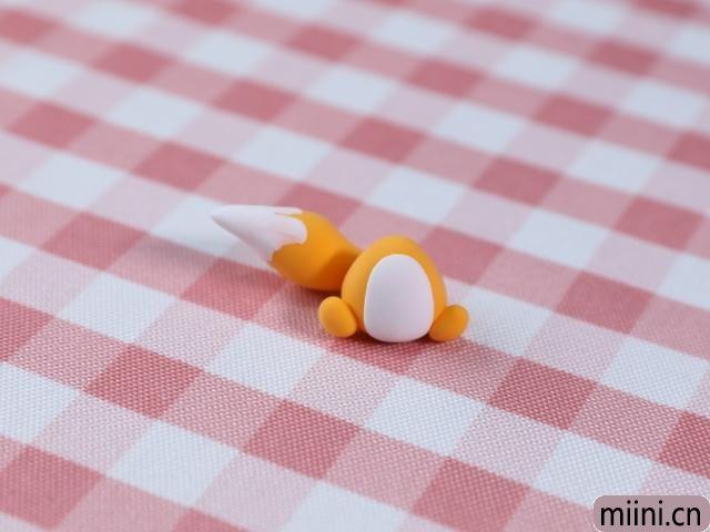 爱吃西瓜的小狐狸的粘土制作步骤教程