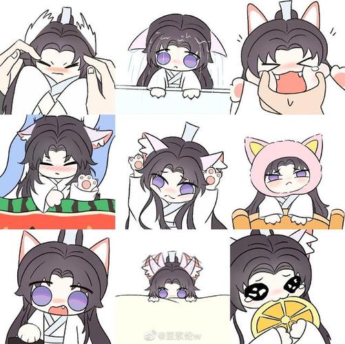 当楚晚宁变成萌猫表情包,这还是晚夜玉衡吗?