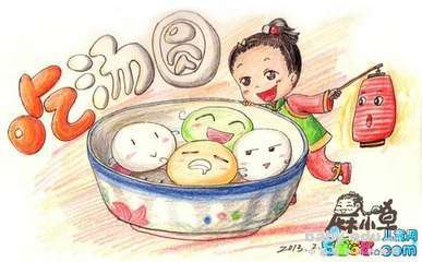 儿童画元宵节简笔画