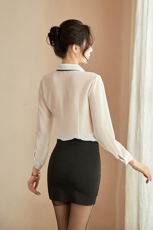 魅妗性感秘书职业装大学生套装女老师穿的短裙play情趣方便透153