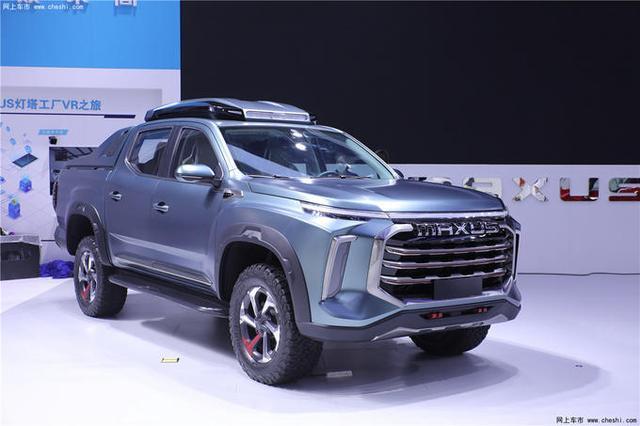 上汽t90皮卡意外曝光!家族式外观,独立后排座椅