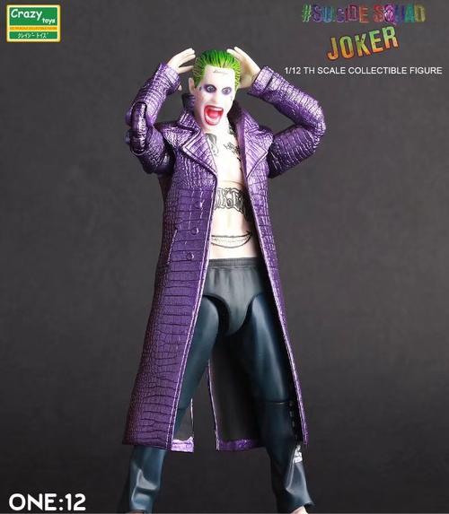 漫威x特遣队 自杀小队 6寸小丑 joker 关节超可动手办