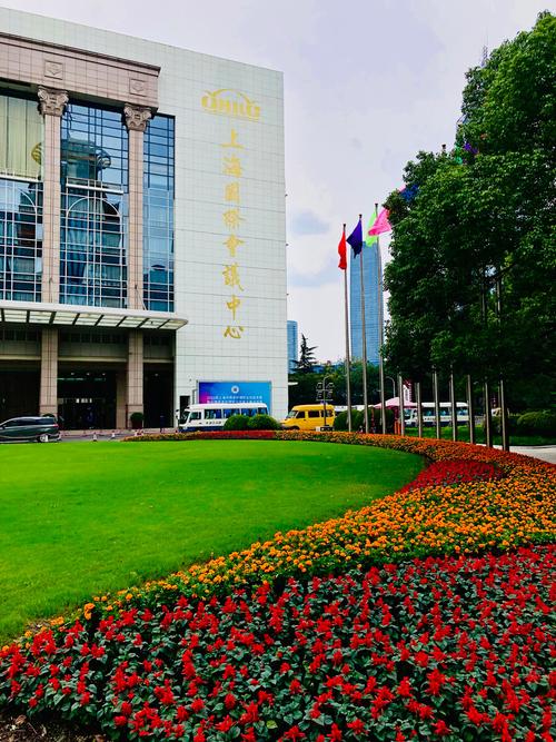 上海国际会议中心建筑绿化纪实街拍