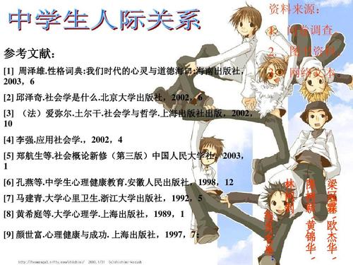 初中生人际关系ppt