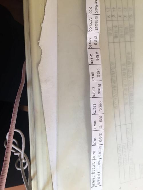 晒一晒人民教师的工资条