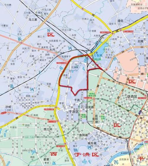 丁香湖,于洪新城等14个板块规划图 哪里才是于洪区未来发力点?