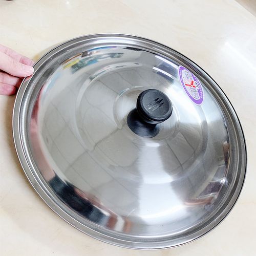 厂家直销 不锈钢锅盖30-46cm多用盖 带磁炒锅盖 加厚真空盖 批发