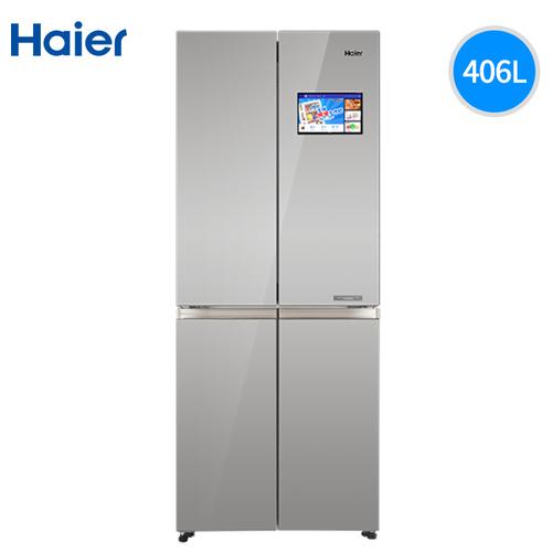 准新haier海尔bcd406wigiu1406升十字对开门风冷无霜变频干湿分储deo