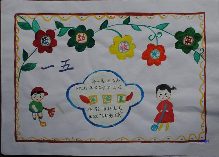 关于劳动节的手抄报《体验劳动之美资料》