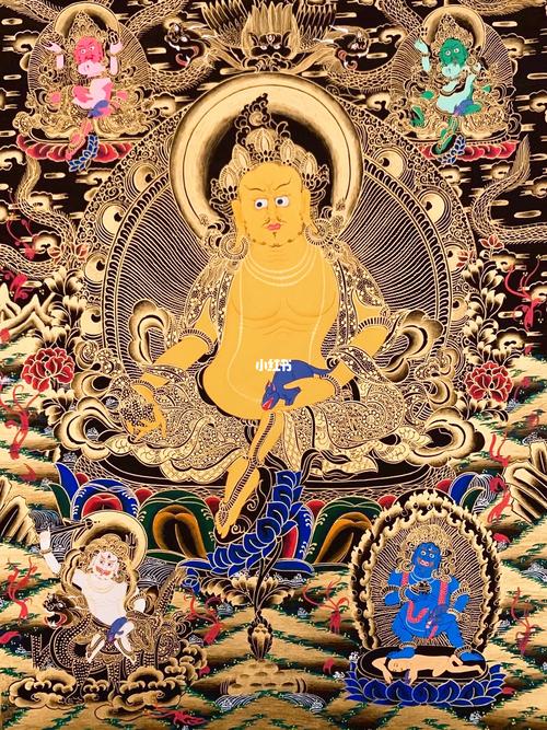 礼赞黄财神_王叔唐卡_家居家装_家居装饰